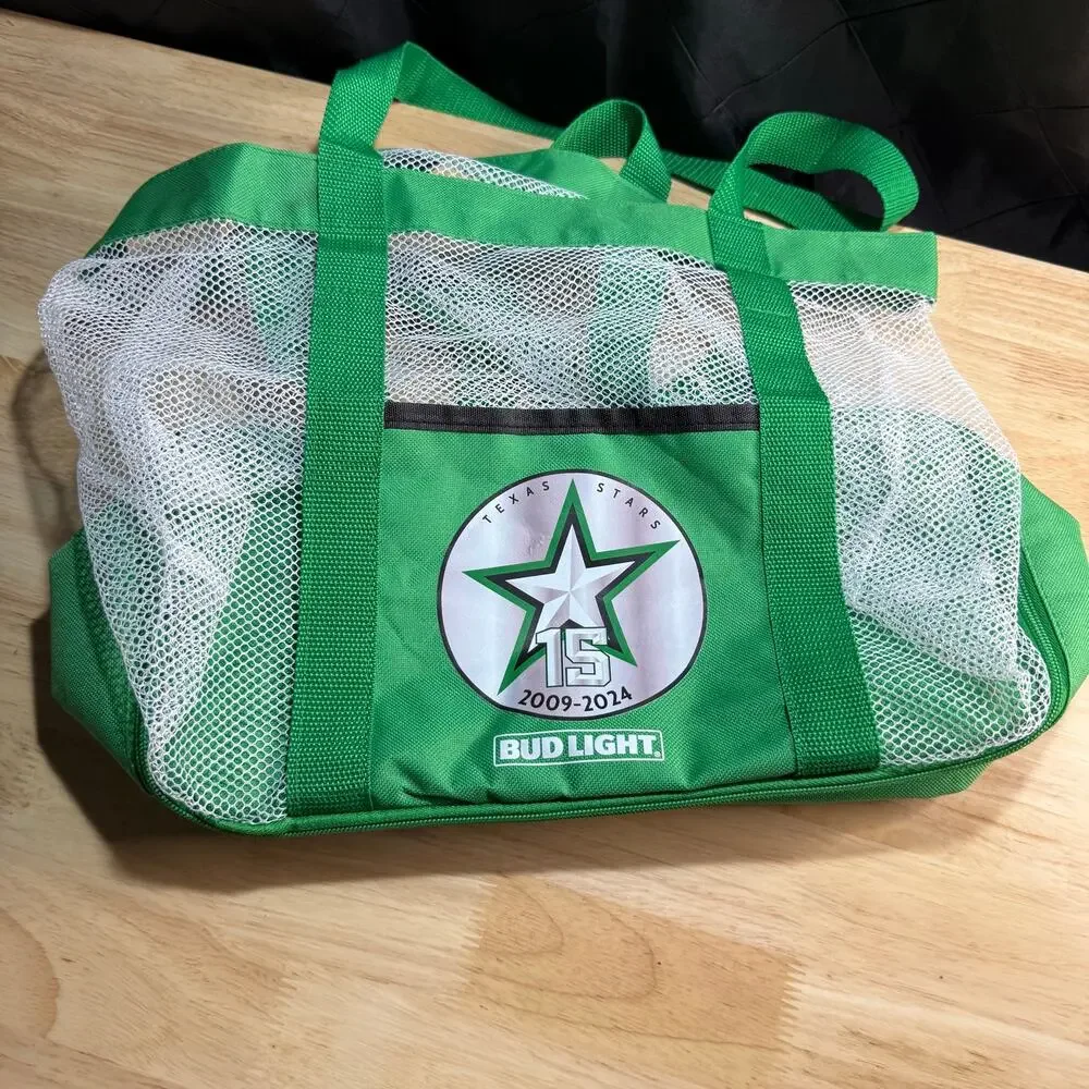 Texas Stars 15th anniversary (2009-2024) promo tote bag sponsored by Bud Light